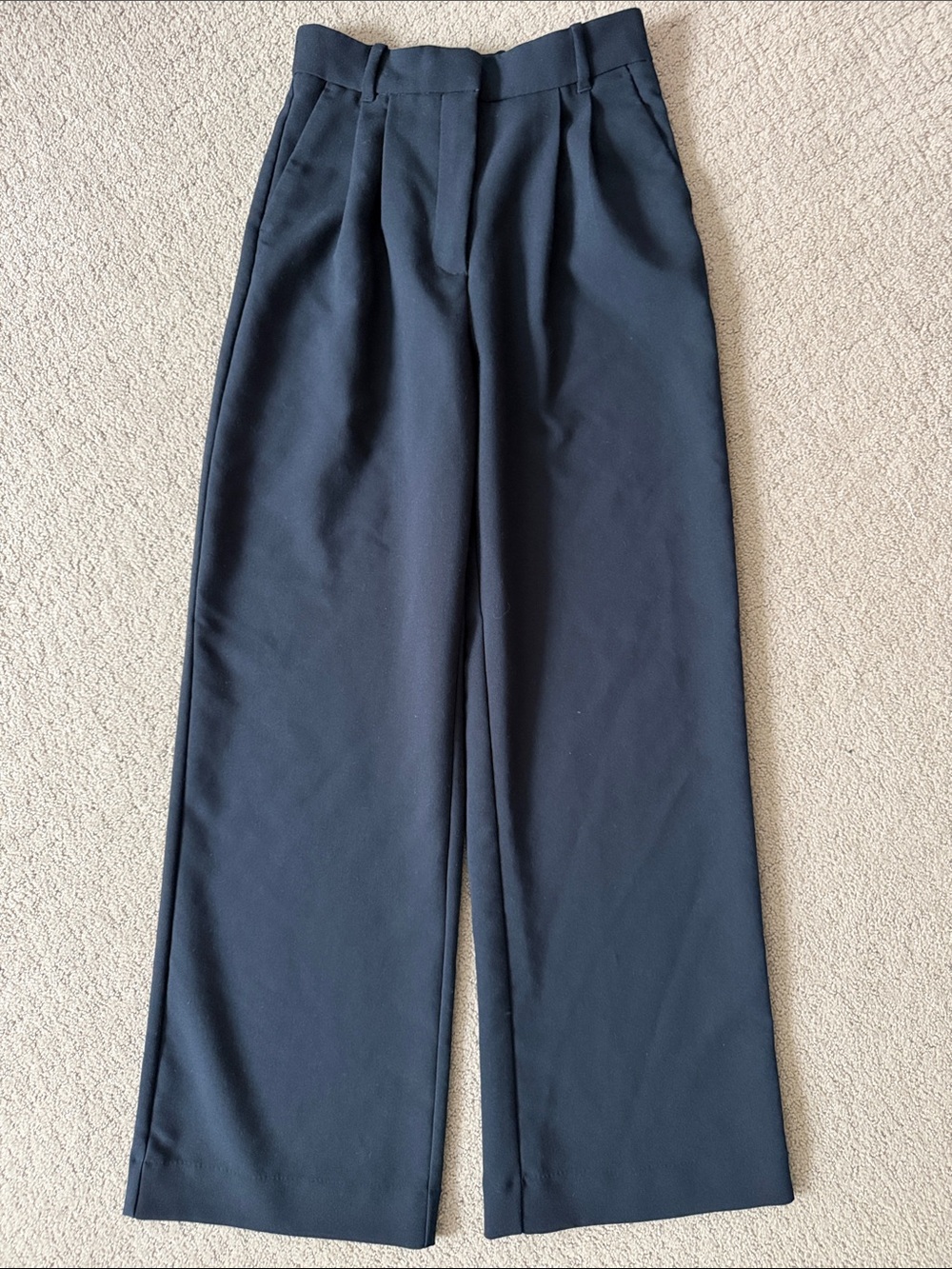 Abercrombie & Fitch Black Wide Leg Trousers